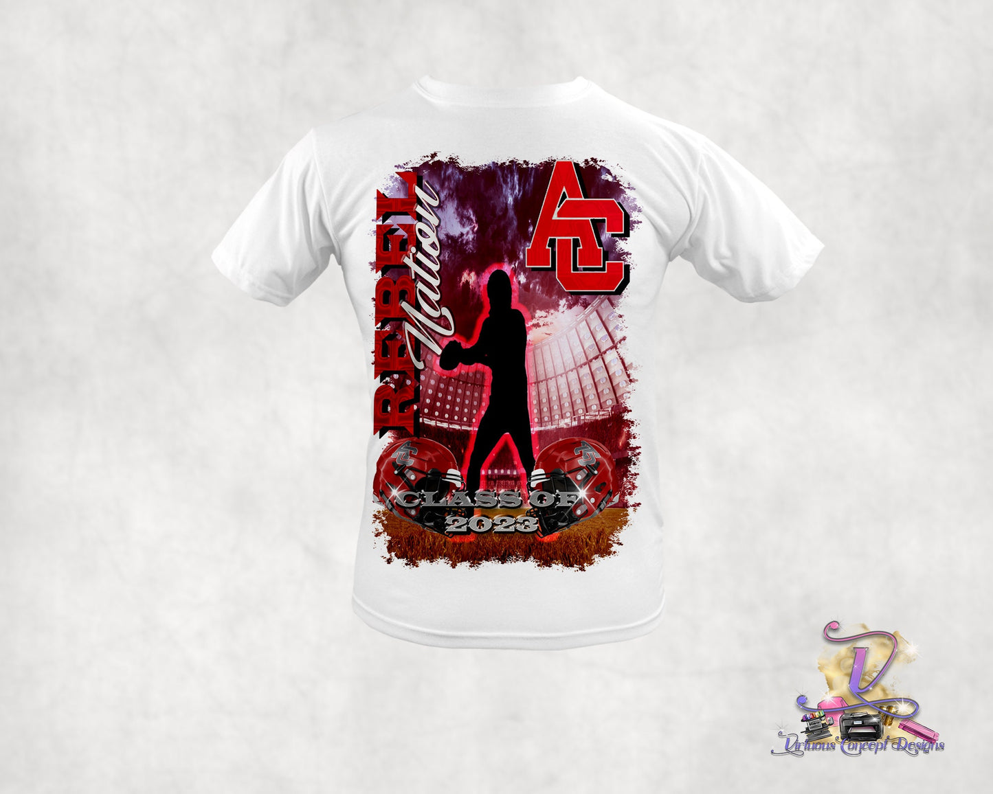 3D Football Graduation Template_17